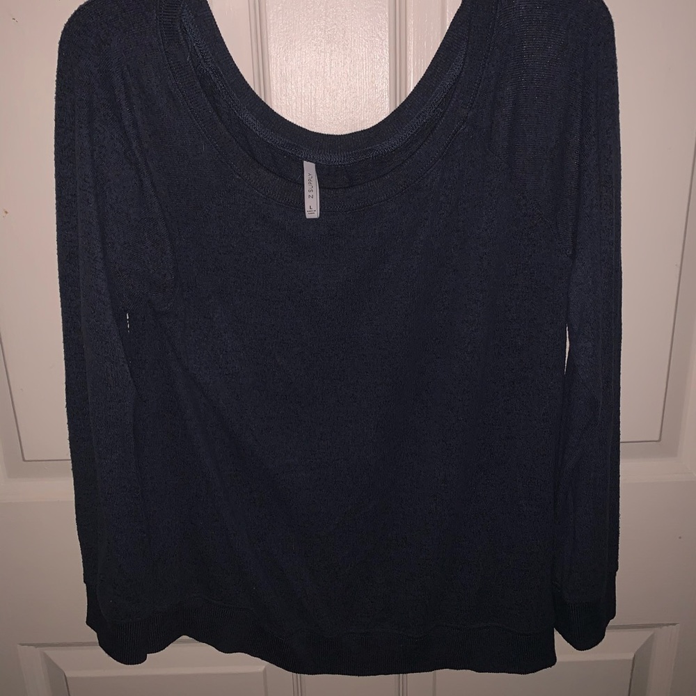 Z SUPPLY basic navy crewneck sweater, lightweight